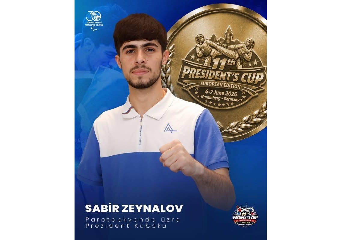Azərbaycan parataekvondoçusu Almaniyada növbəti qızıl medal 