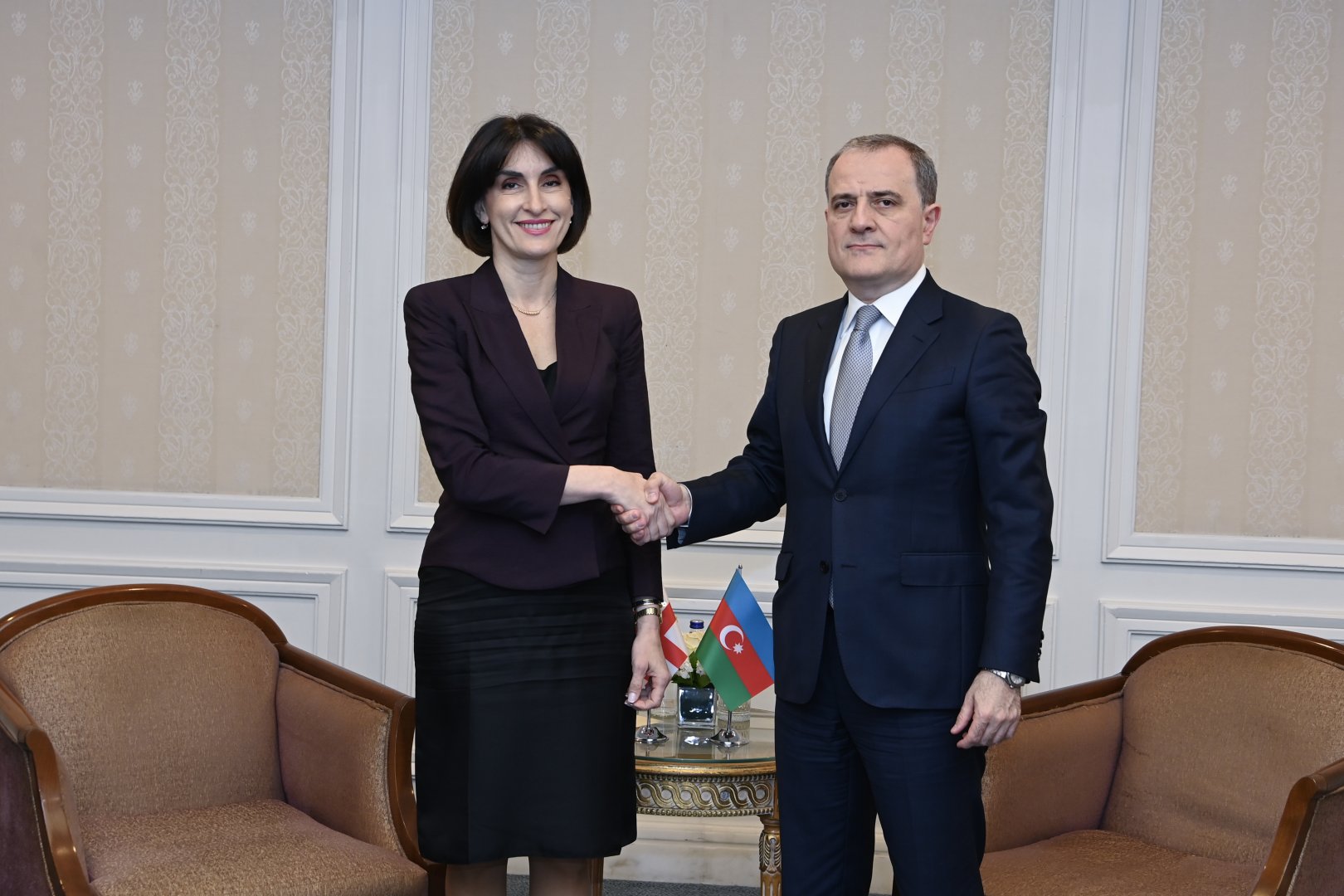 Azərbaycan və Gürcüstan regional əməkdaşlıq məsələlərini müzakirə ediblər (FOTO)