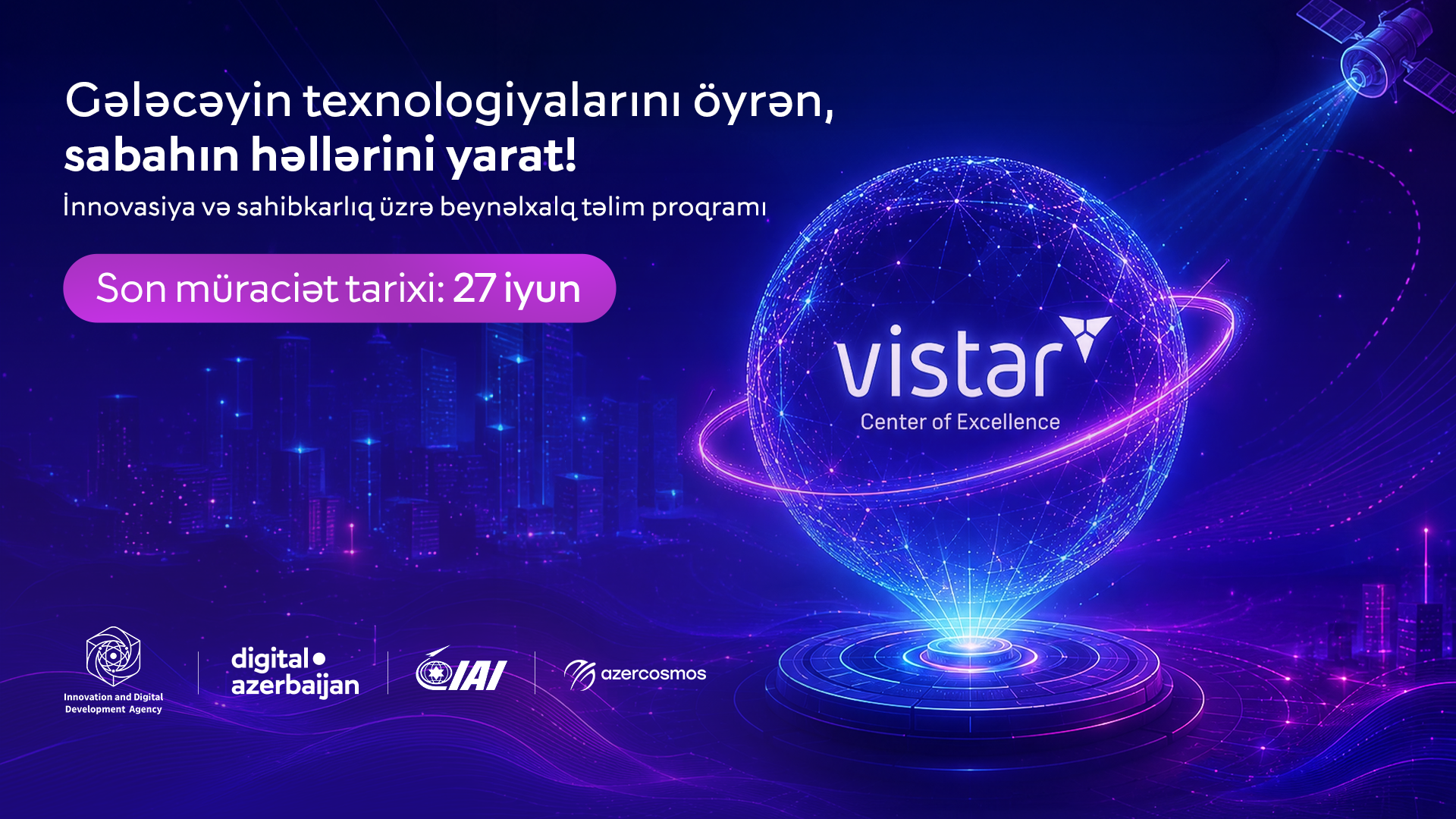 “Vistar” Mükəmməllik Mərkəzinin üçüncü təlim dalğasına qeydi