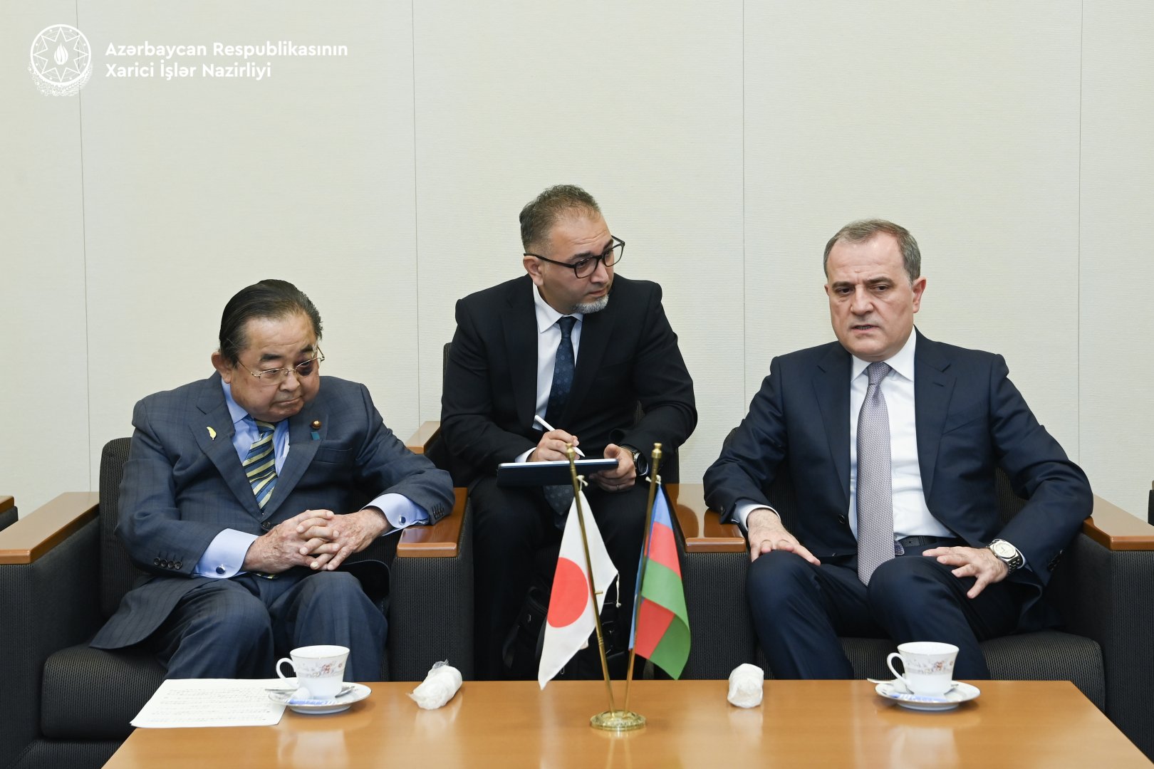 Ceyhun Bayramov Tokyoda Dostluq Liqasının üzvləri 