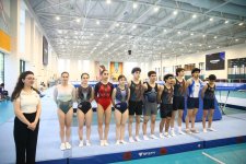 Milli Gimnastika Arenasında batut gimnastikası və tamblinq üzrə Azərbaycan çempionatı keçirilib (FOTO)