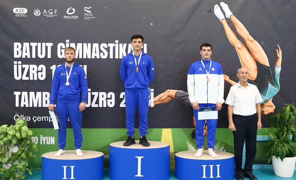 Milli Gimnastika Arenasında batut gimnastikası və tamblinq üzrə Azərbaycan çempionatı keçirilib (FOTO)