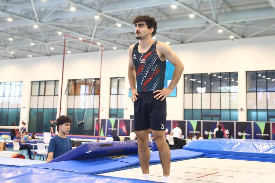 Milli Gimnastika Arenasında batut gimnastikası və tamblinq üzrə Azərbaycan çempionatı keçirilib (FOTO)