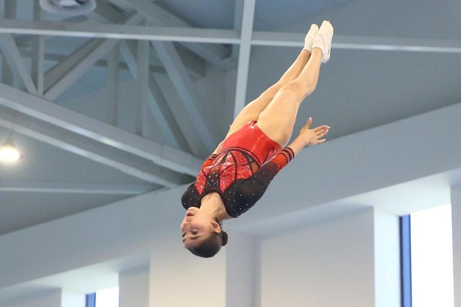 Milli Gimnastika Arenasında batut gimnastikası və tamblinq üzrə Azərbaycan çempionatı keçirilib (FOTO)