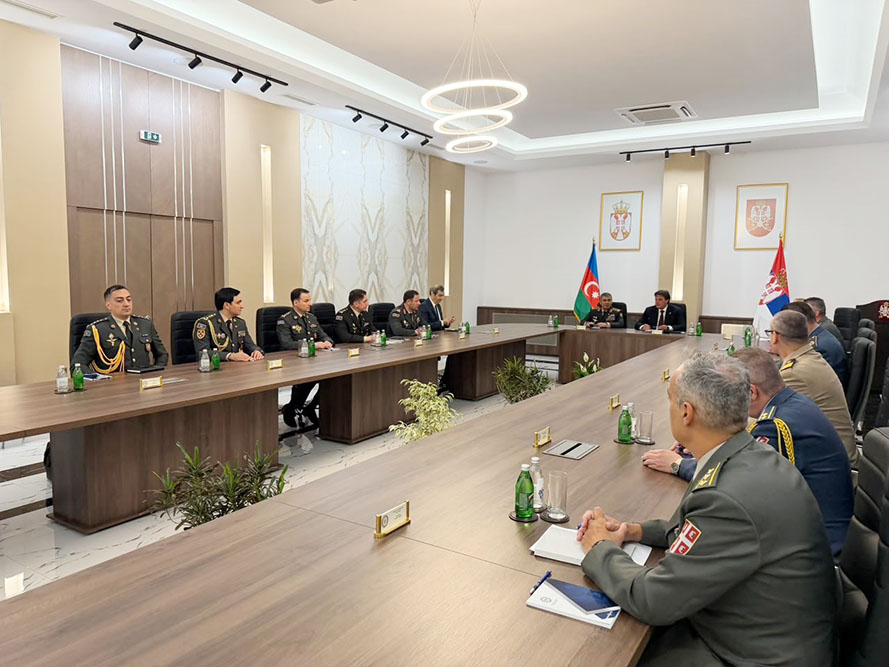 Zakir Həsənov Serbiyada rəsmi səfərdədir (FOTO)