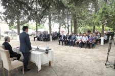 Xaçmaz rayonunda növbəti səyyar qəbul Pirquluoba kəndində keçirilib (FOTO)