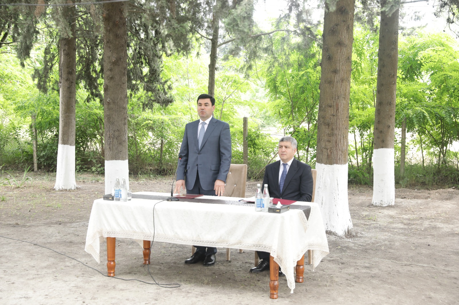 Xaçmaz rayonunda növbəti səyyar qəbul Pirquluoba kəndində keçirilib (FOTO)