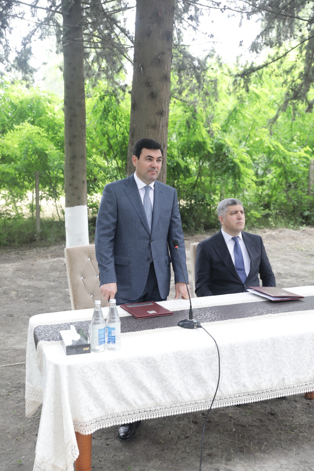Xaçmaz rayonunda növbəti səyyar qəbul Pirquluoba kəndində keçirilib (FOTO)