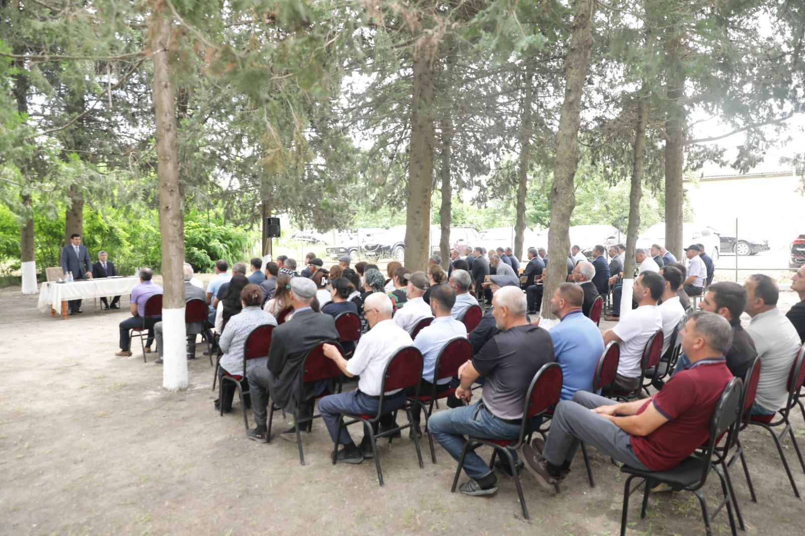 Xaçmaz rayonunda növbəti səyyar qəbul Pirquluoba kəndində keçirilib (FOTO)