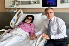 Flora Kərimova Birinci vitse-prezident Mehriban Əliyevaya müalicəsinə göstərdiyi xüsusi diqqətə görə təşəkkür edib (FOTO)