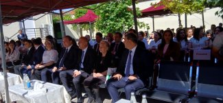 Elm və təhsil naziri Gəncədə "Son zəng" mərasimində iştirak edib (FOTO)