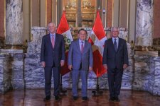 Azərbaycan səfiri etimadnaməsini Peru Prezidentinə təqdim edib (FOTO/VİDEO)