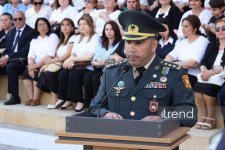 14 mindən çox məzun yetişdirən Cəmşid Naxçıvanski adına Hərbi Lisey növbəti buraxılışını yola salıb (FOTO)