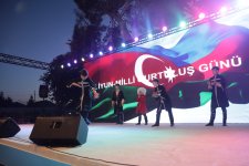 Xaçmaz rayonunda 15 İyun – Milli Qurtuluş Gününə həsr olunmuş möhtəşəm bayram konserti keçirilib (FOTO)