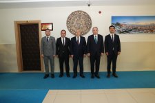 Kamran Əliyev Qarsda səfərdədir (FOTO)
