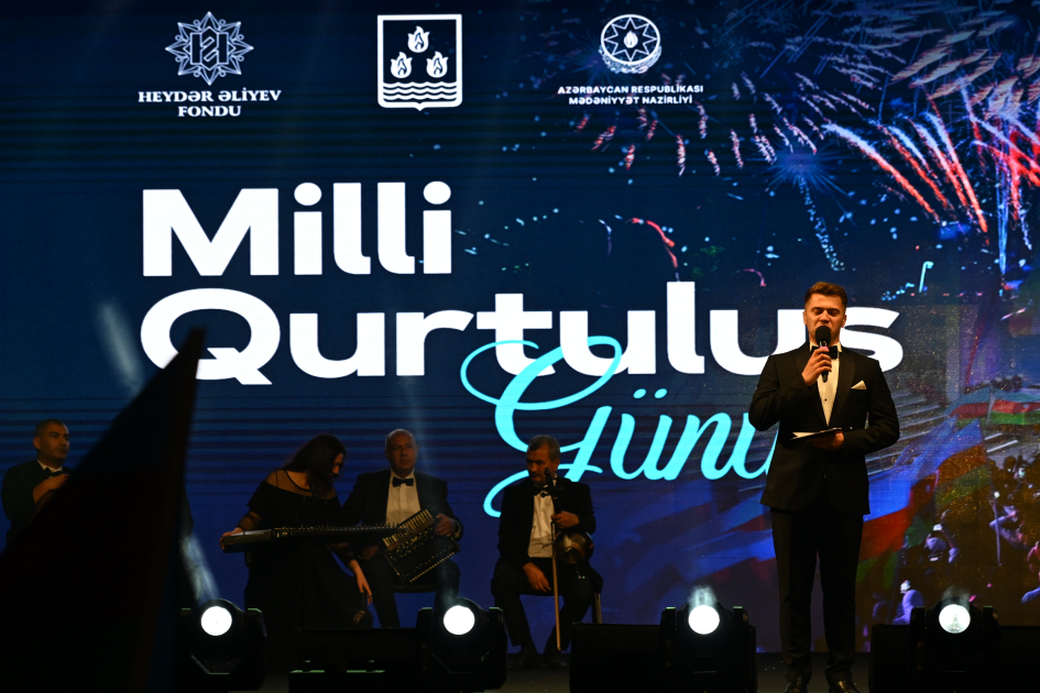 Milli Qurtuluş Gününə həsr olunan konsert keçirilib (FOTO/VİDEO)