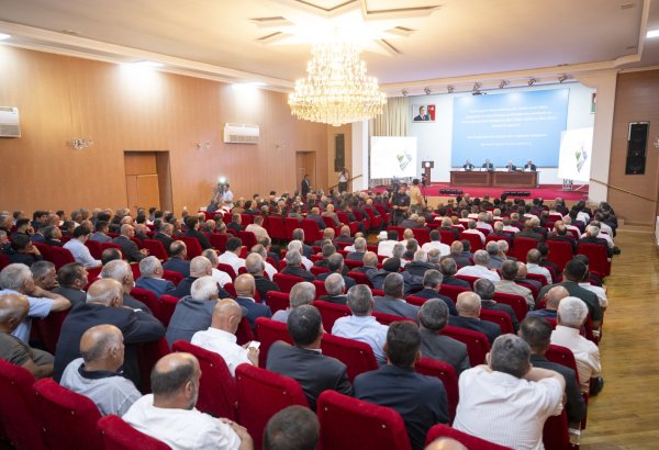Ağcabədidə aqrar sahədə yeni Dövlət Proqramının müzakirəsinə həsr olunmuş regional müşavirə keçirilib (FOTO) (YENİLƏNİB)