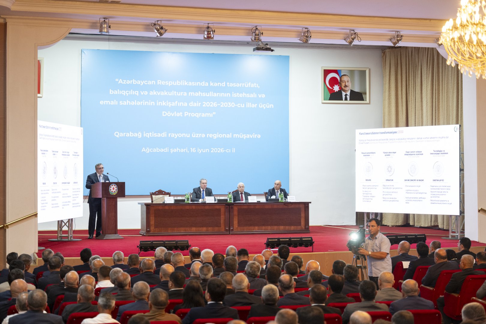 Ağcabədidə aqrar sahədə yeni Dövlət Proqramının müzakirəsinə həsr olunmuş regional müşavirə keçirilib (FOTO) (YENİLƏNİB)