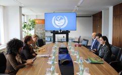 Heydər Əliyev Fondunun vitse-prezidenti Leyla Əliyeva Bonnda BMT-nin Baş katibinin müavini ilə görüşüb (FOTO)