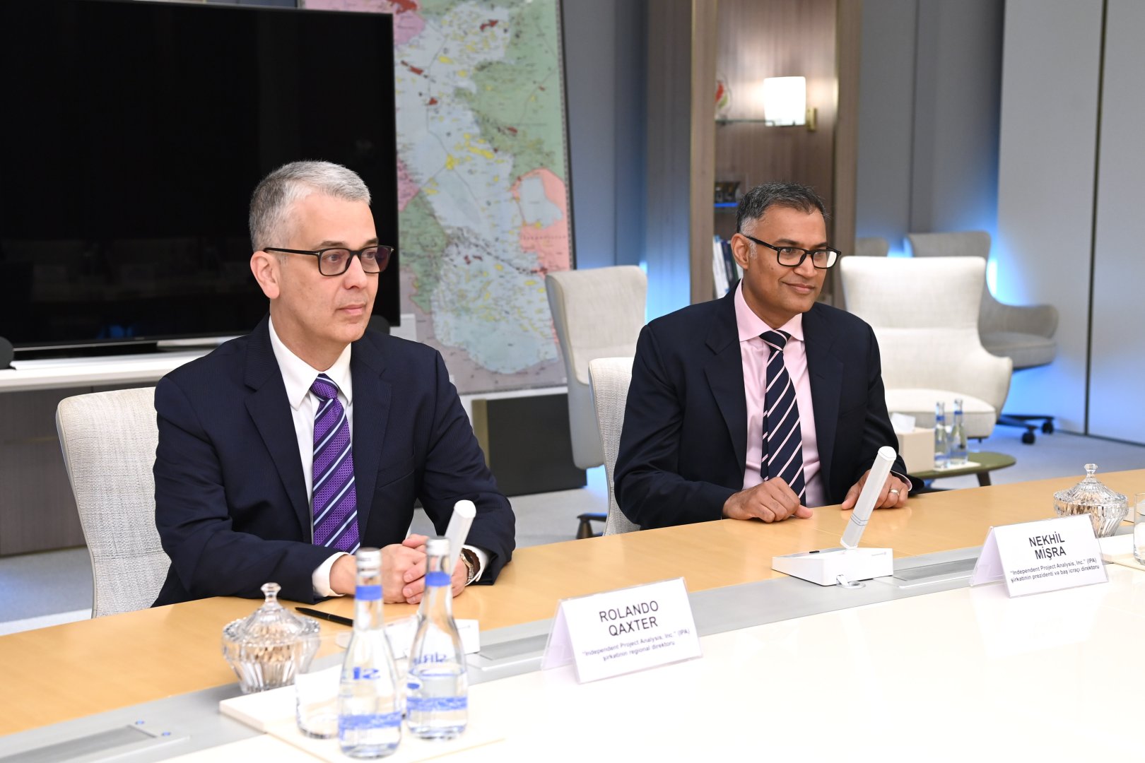 SOCAR-ın prezidenti IPA şirkətinin prezidenti və baş icraçı direktoru ilə görüşüb (FOTO)