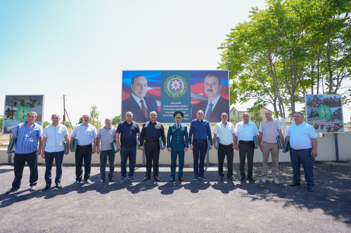“Samur” sərhəd komendantlığı xidməti istifadəyə verilib (FOTO)