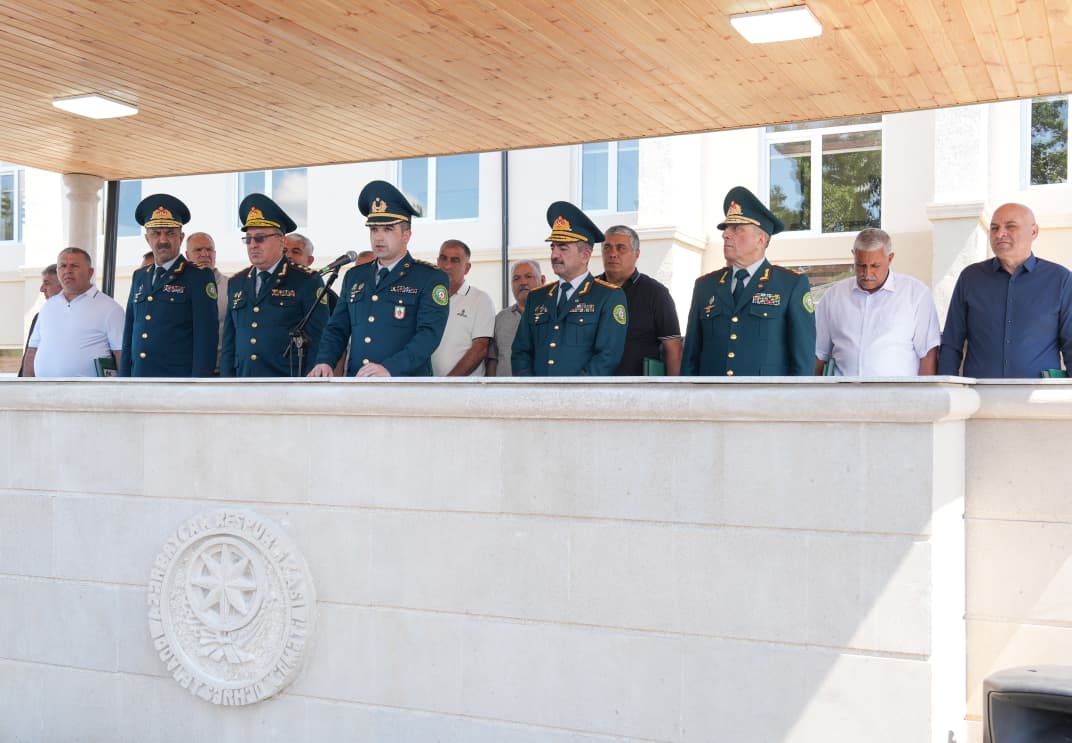 “Samur” sərhəd komendantlığı xidməti istifadəyə verilib (FOTO)