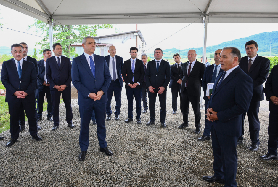 Xocalının Daşbulaq kəndində baramaçılığın inkişafı üçün yaradılmış infrastruktura baxış keçirilib (FOTO)