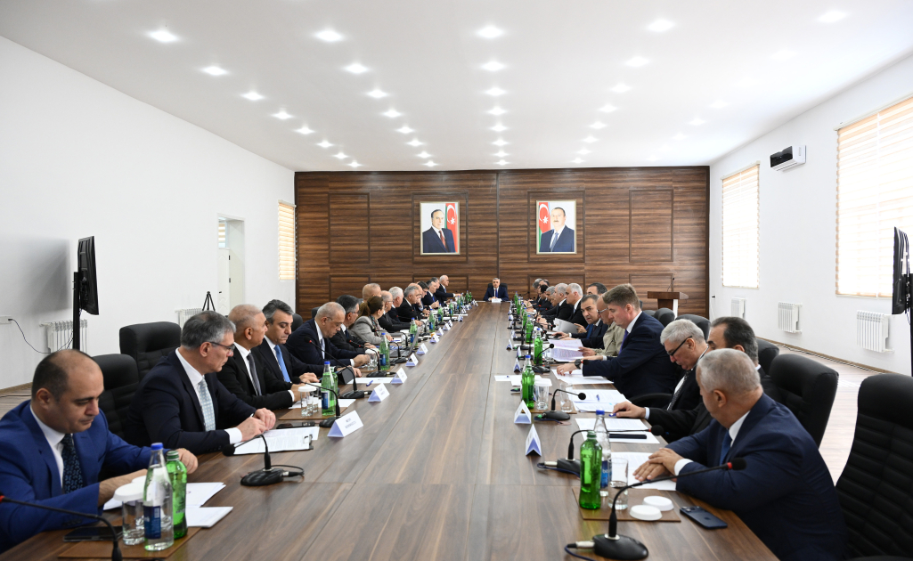 Əlaqələndirmə Qərargahının növbəti iclası Ağdərə şəhərində keçirilib (FOTO)