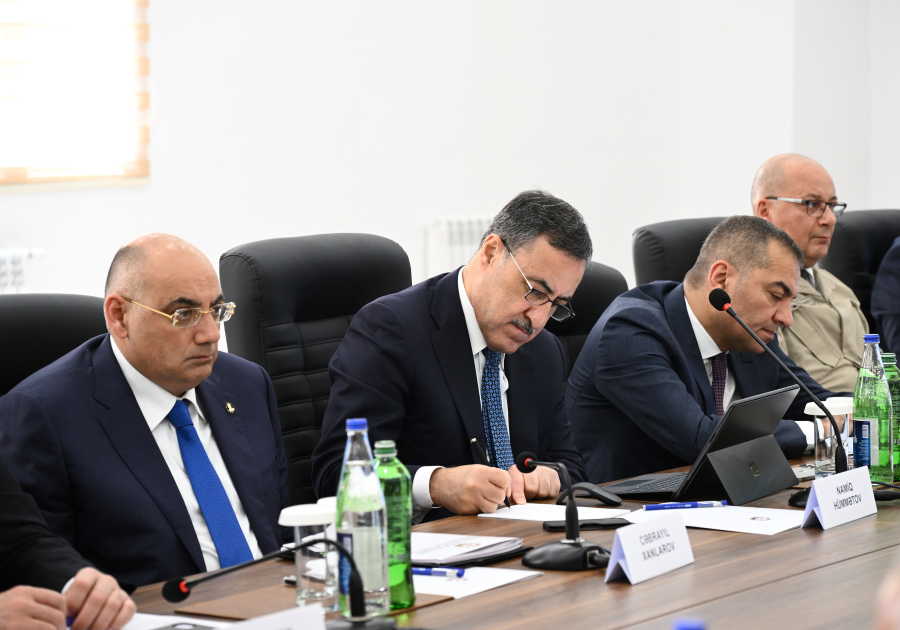 Əlaqələndirmə Qərargahının növbəti iclası Ağdərə şəhərində keçirilib (FOTO)