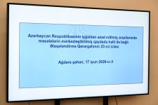 Əlaqələndirmə Qərargahının növbəti iclası Ağdərə şəhərində keçirilib (FOTO)