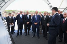 Əlaqələndirmə Qərargahının iclasının iştirakçıları “Dəmirli” Filiz Emalı Kompleksində görülən işlərlə tanış olublar (FOTO)
