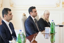 Prezident İlham Əliyev ABŞ Konqresinin Nümayəndələr Palatasının üzvünü qəbul edib (FOTO/VİDEO)