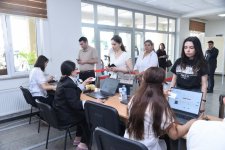 Müəllimlərin sertifikasiya imtahanı başlayıb (FOTO/VİDEO)