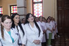 Xaçmaz rayonunda Tibb İşçilərinin Peşə Bayramı Günü qeyd olunub (FOTO)