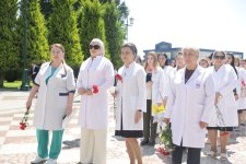 Xaçmaz rayonunda Tibb İşçilərinin Peşə Bayramı Günü qeyd olunub (FOTO)