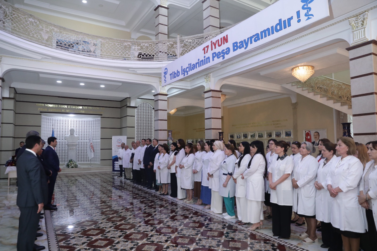 Xaçmaz rayonunda Tibb İşçilərinin Peşə Bayramı Günü qeyd olunub (FOTO)