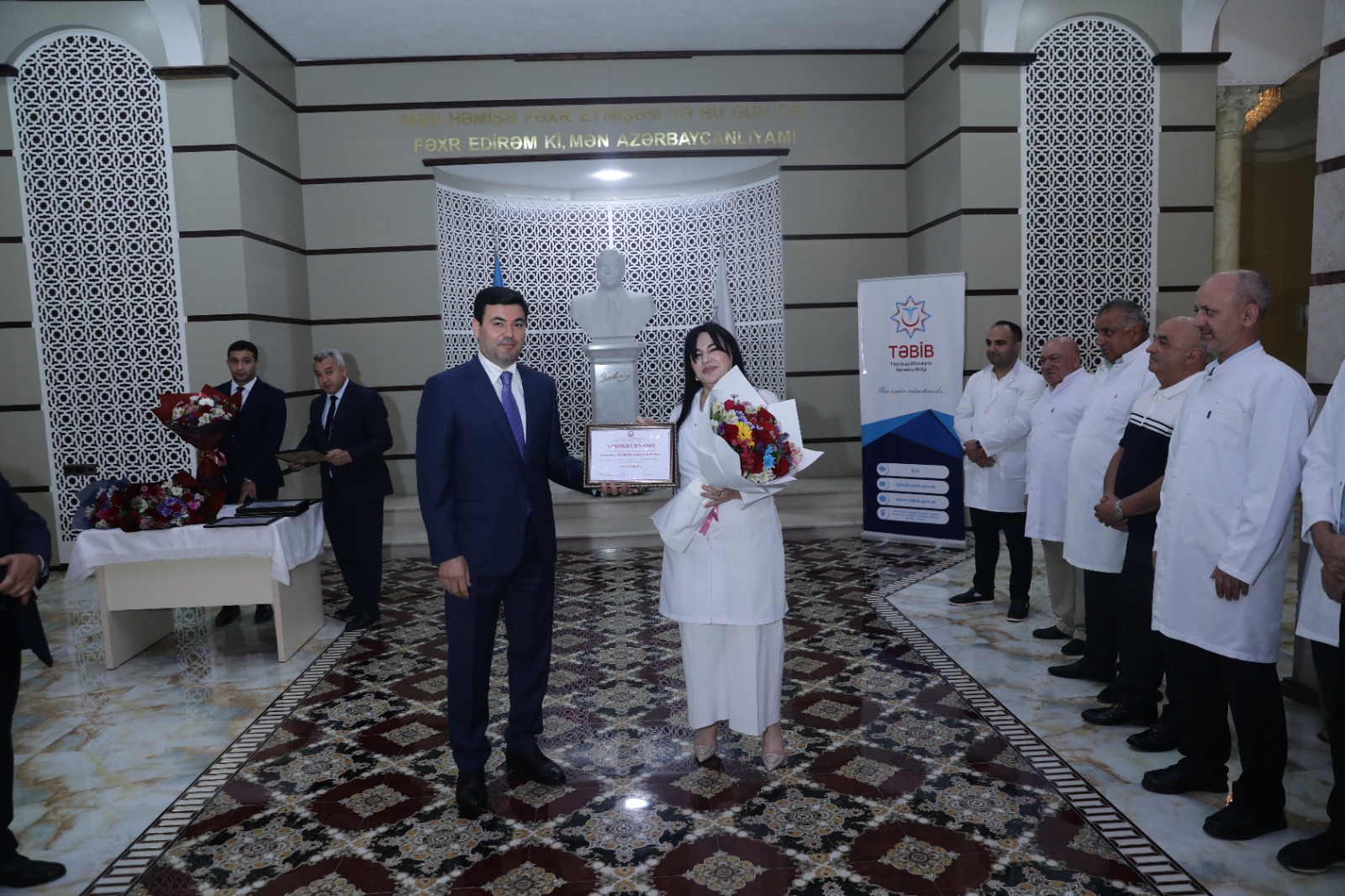 Xaçmaz rayonunda Tibb İşçilərinin Peşə Bayramı Günü qeyd olunub (FOTO)