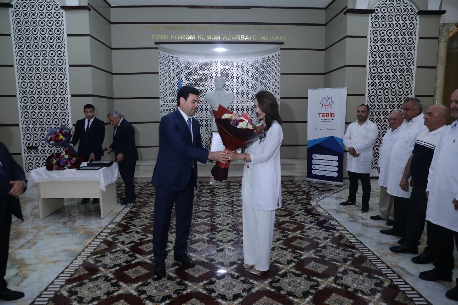 Xaçmaz rayonunda Tibb İşçilərinin Peşə Bayramı Günü qeyd olunub (FOTO)