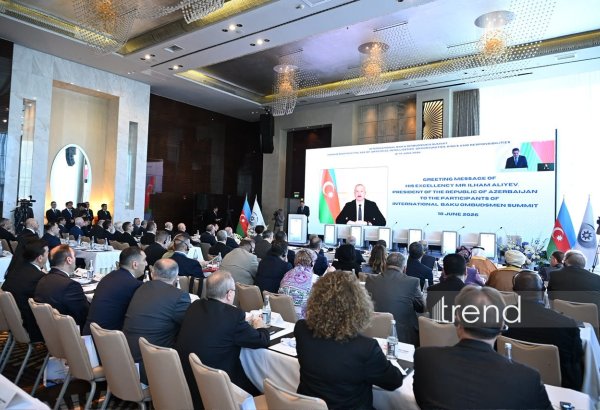 Ombudsmanların Beynəlxalq Bakı Sammiti keçirilib (FOTO)