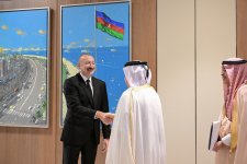 Prezident İlham Əliyev Ərəb Koordinasiya Qrupuna daxil olan üzv qurumların rəhbər şəxslərindən ibarət nümayəndə heyətini qəbul edib (FOTO)