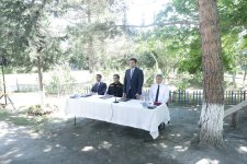 Xaçmaz Rayon İcra Hakimiyyətinin başçısı Elnur Rzayev Gülalan kəndində vətəndaşlarla görüşüb (FOTO)
