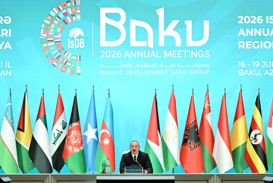 Prezident İlham Əliyevin iştirakı ilə Bakıda İslam İnkişaf Bankı Qrupunun 2026-cı il üzrə İllik Toplantılarının açılış mərasimi keçirilib (VİDEO/FOTO) (YENİLƏNİB)