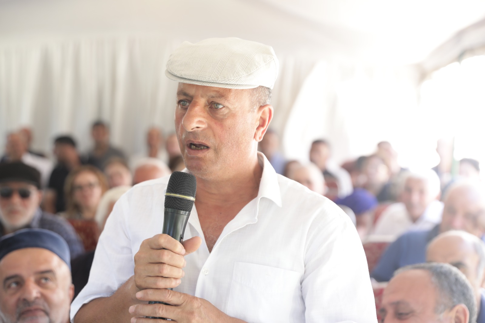 Xaçmaz Rayon İcra Hakimiyyətinin başçısı Elnur Rzayev Gülalan kəndində vətəndaşlarla görüşüb (FOTO)