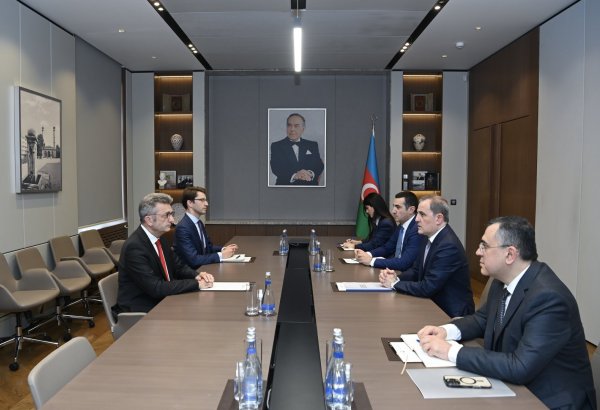 Ceyhun Bayramov Ralf Horlemannı qəbul edib (FOTO)