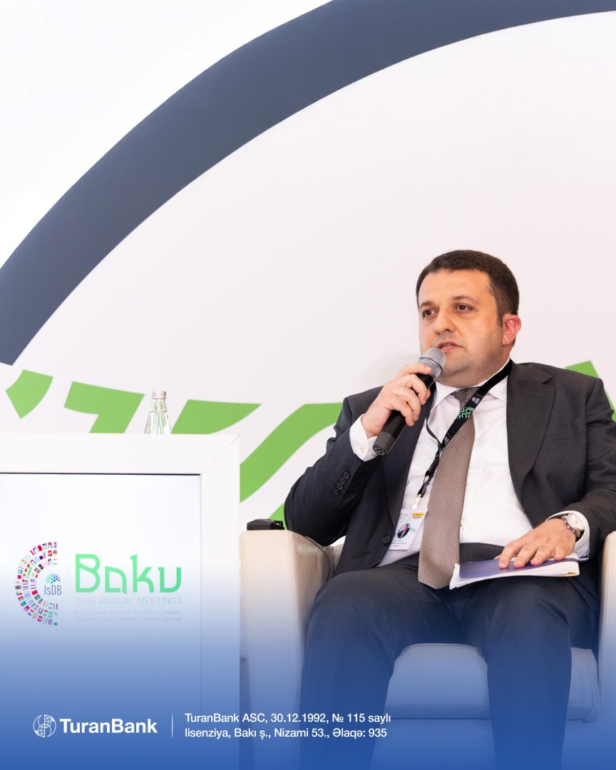 TuranBank-ın İH Sədri İslam İnkişaf Bankı Qrupunun İllik Toplantılarında spiker qismində çıxış edib (FOTO)