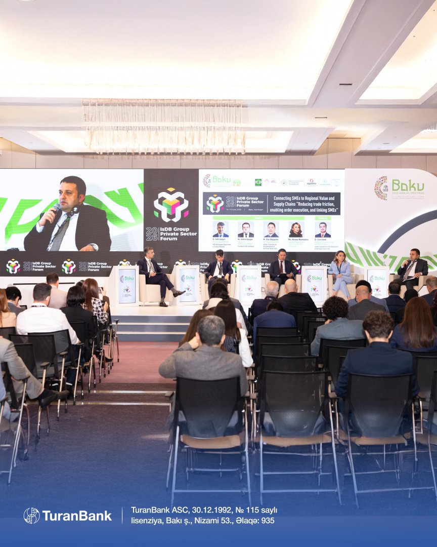 TuranBank-ın İH Sədri İslam İnkişaf Bankı Qrupunun İllik Toplantılarında spiker qismində çıxış edib (FOTO)
