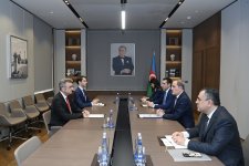 Ceyhun Bayramov Ralf Horlemannı qəbul edib (FOTO)