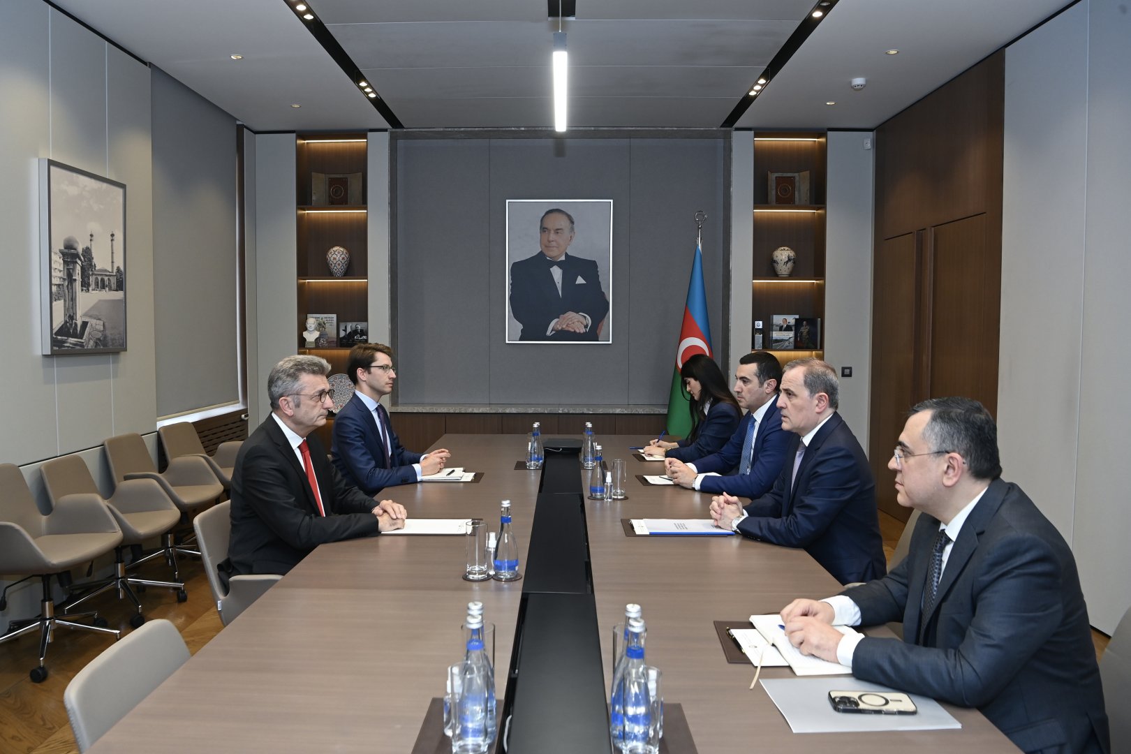 Ceyhun Bayramov Ralf Horlemannı qəbul edib (FOTO)