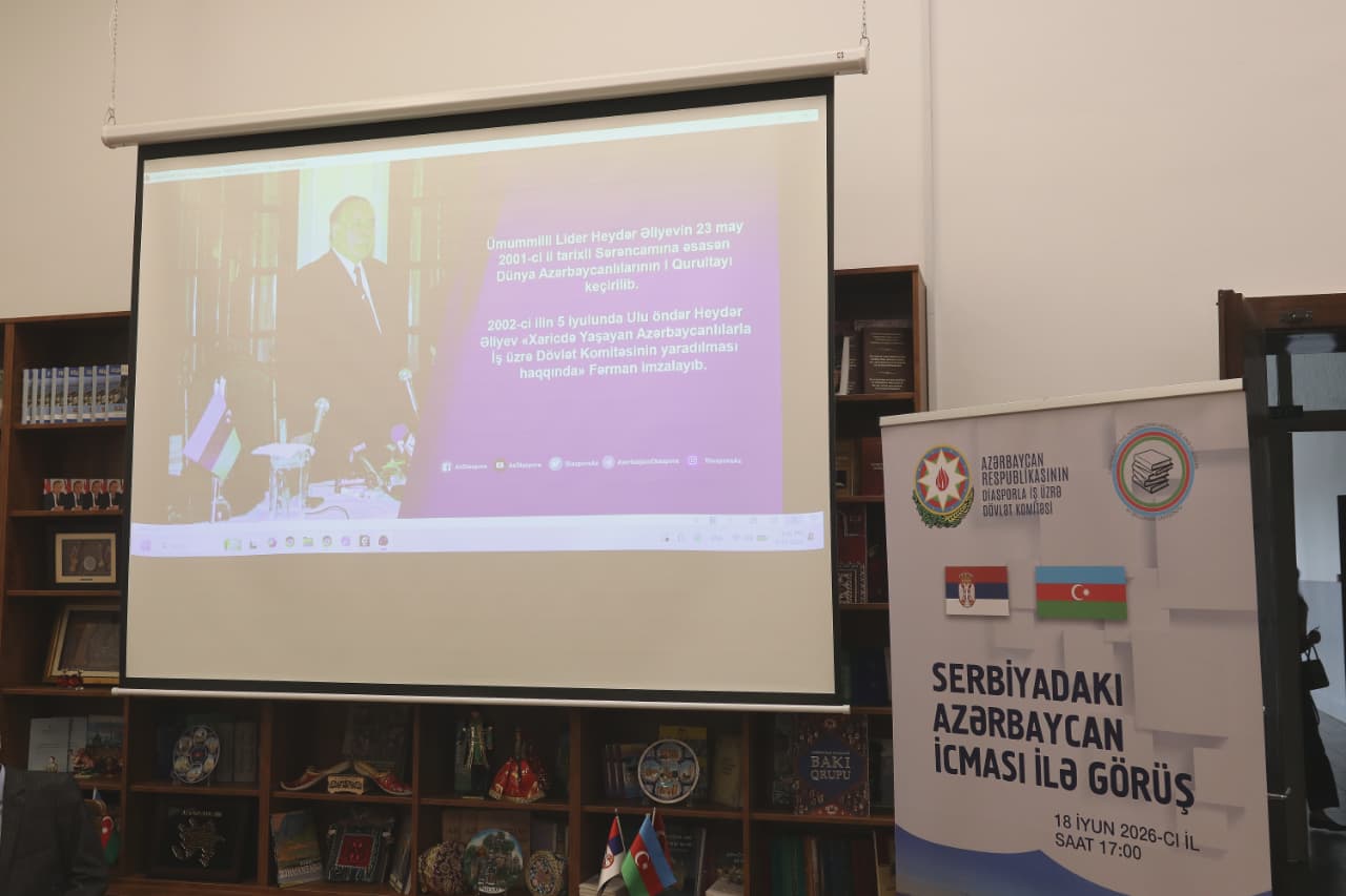 Belqradda azərbaycanlılarla görüş: yeni hədəflər və təşəbbüslər müəyyənləşdirildi (FOTO)