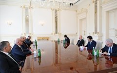 Prezident İlham Əliyev İordaniya Haşimilər Krallığı Nümayəndələr Palatasının nümayəndə heyətini qəbul edib (FOTO)